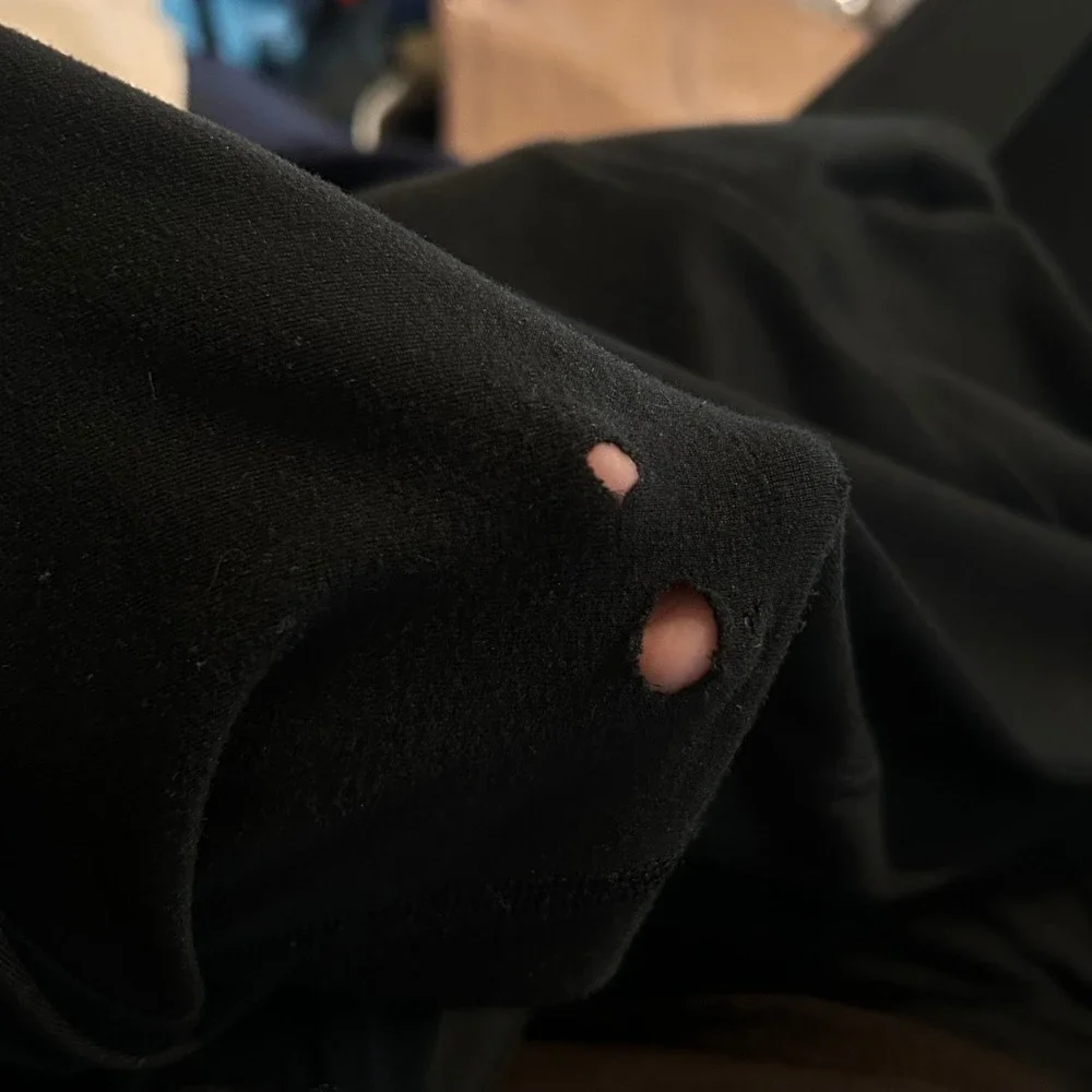 Lululemon It's Rulu Run High-Rise Jogger Black 10 Active Athleisure Flaw See Pic